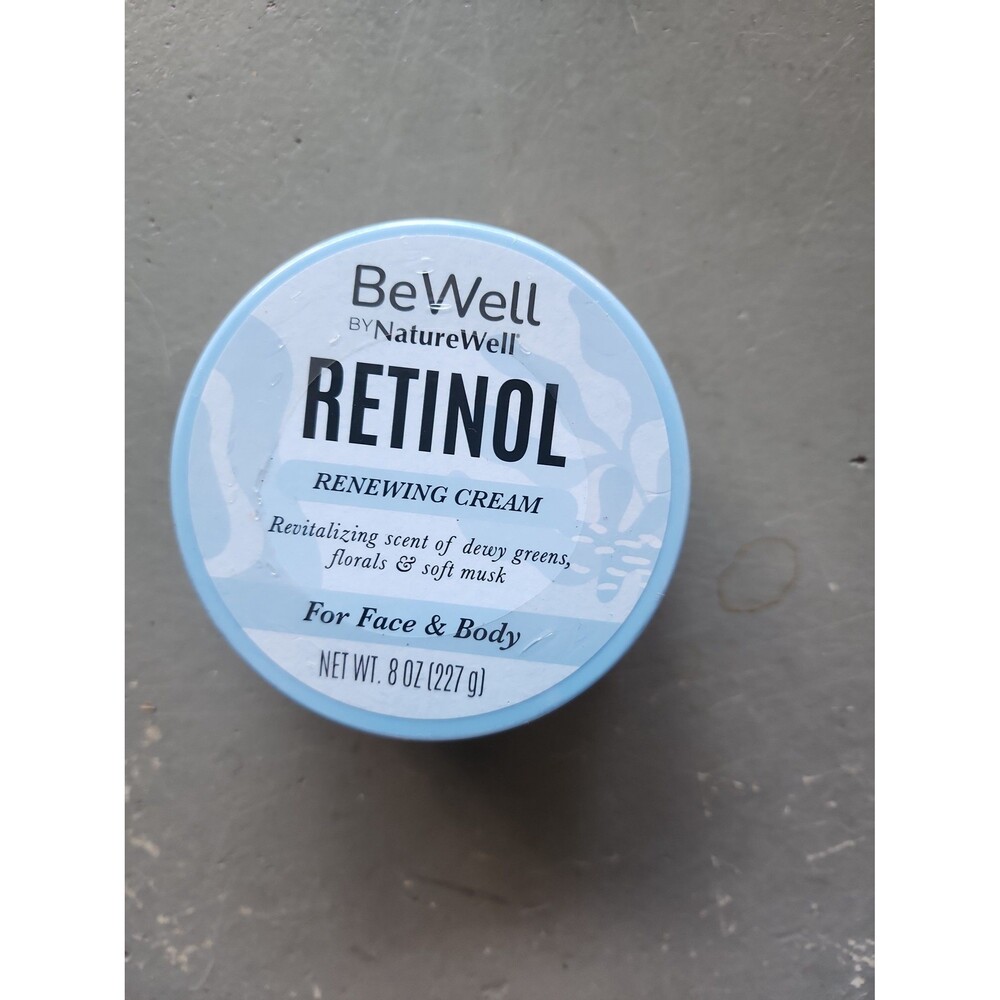 NatureWell Be Well Retinol Renewing Cream Face Body 8 oz Sealed New